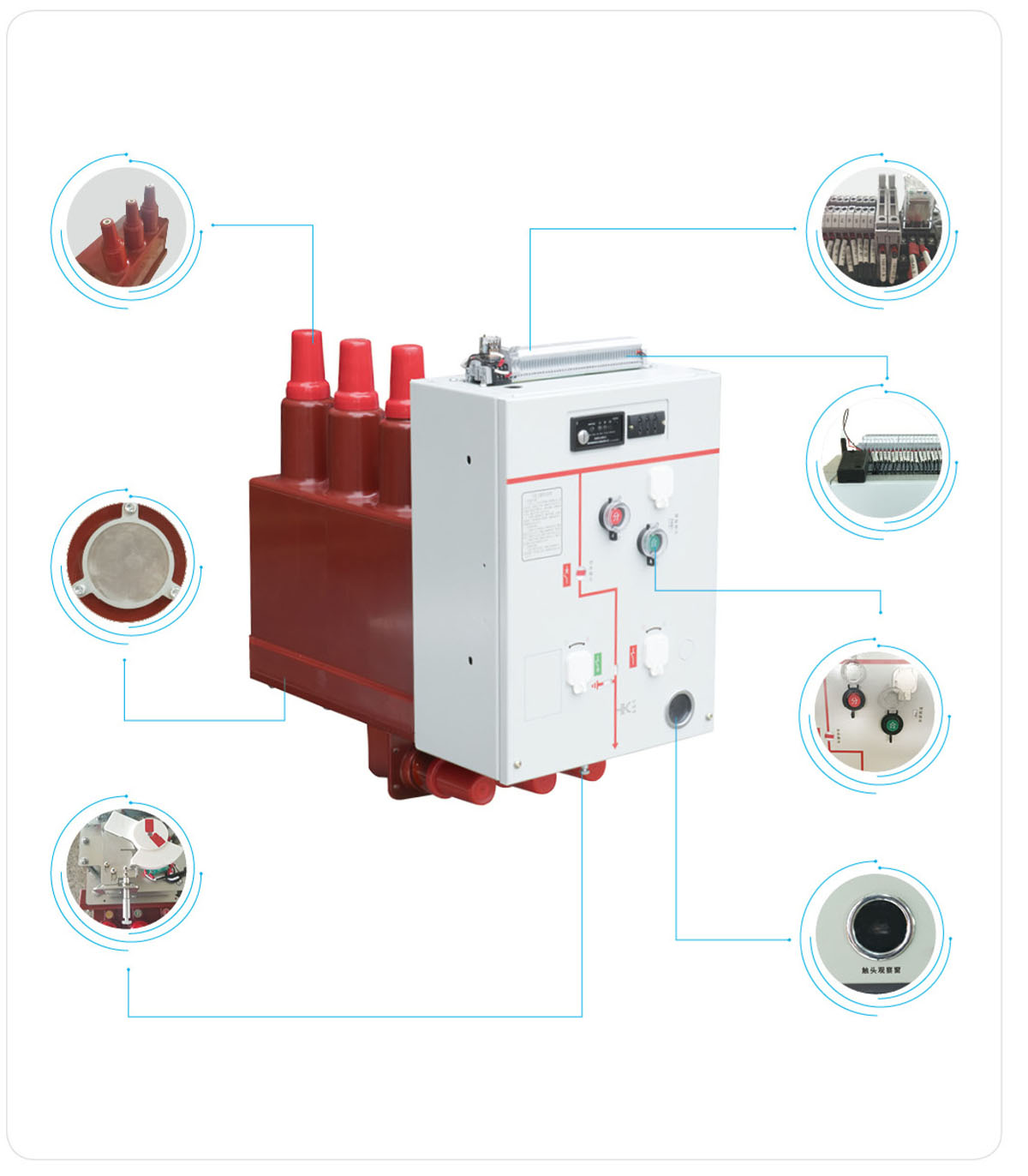 JG70V12 Solid Insulated switchgear Ring Main Unit (RMU) Core unit SF6 Free