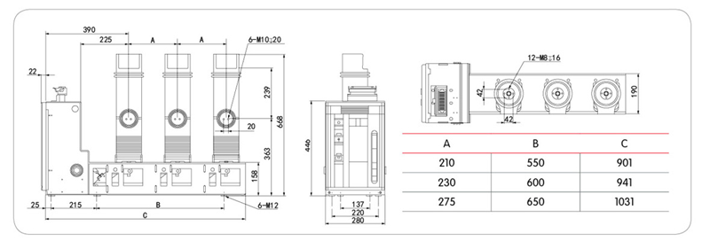 12KV Indoor Medium Voltage Vacuum Circuit Breaker (VCB) – MV VCB插图4